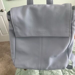 American Leather Co. Light Blue Women's Backpack